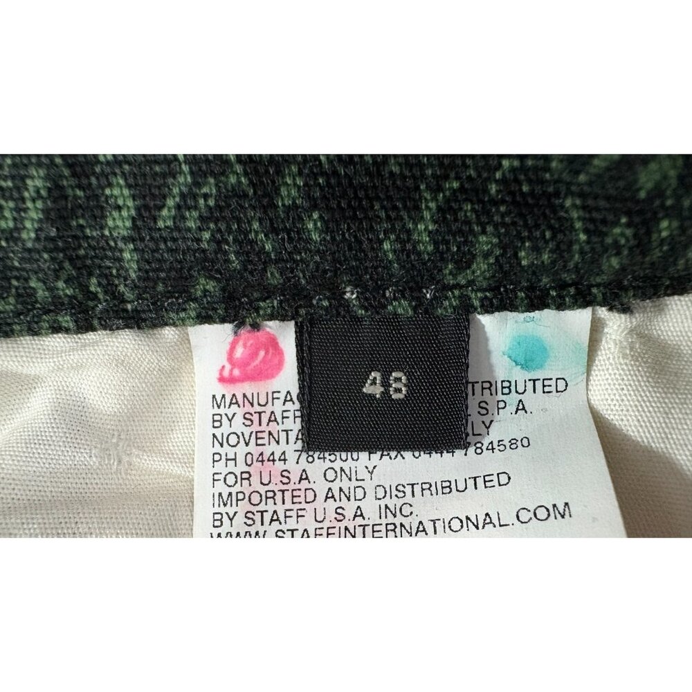 MARC JACOBS New Classic cotton pants size 48 US 32 color green camo NWOT $245 - Picture 5 of 10